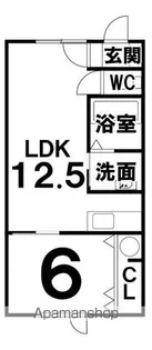 ヒルズラフォーレ【1階】の間取り