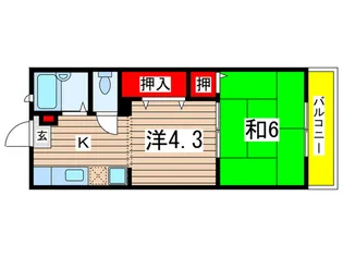 パークサイドヴィレッジ【2階】の間取り