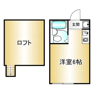 サラーム烏山【2階】の間取り
