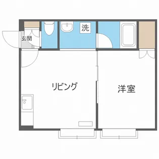第40森宅建マンション【2階】の間取り