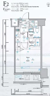 SYNEX 横濱阪東橋II【8階】の間取り