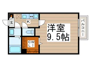 フランシ-ル【1階】の間取り