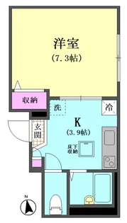 アルム大森【1階】の間取り