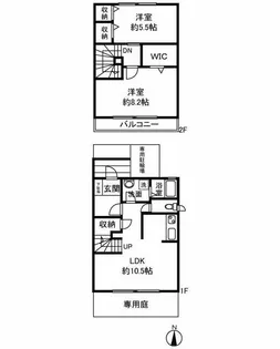 ヴィクトワールBの間取り