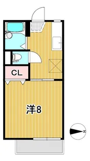 スターハイツA【2階】の間取り