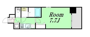 セオリー大阪リバークロス【8階】の間取り