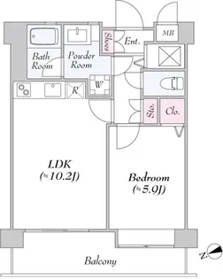 DAIWA芝浦ビル【10階】の間取り