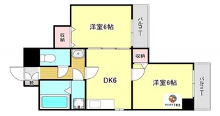 コンフォート小松原【2階】の間取り