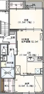 OHANA【1階】の間取り
