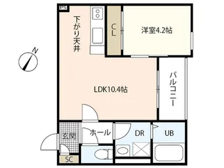 REGALEST 西広島駅【2階】の間取り