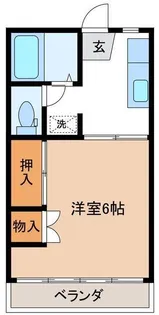 七五三第一ビル(アパート)【2階】の間取り