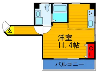 グレイス岡東【6階】の間取り