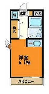 ラポルト日吉【4階】の間取り