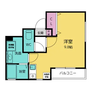 REAL BLOSSOMIII【1階】の間取り