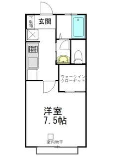 メゾン・ド・カナルC棟【1階】の間取り