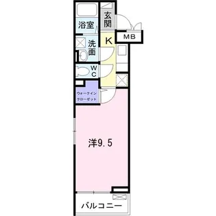 ミルト ブリーゼ【2階】の間取り
