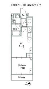 GRANPASEO船堀【1階】の間取り