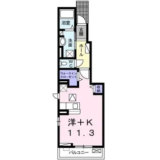 ハウス夢みの【1階】の間取り