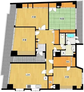 ミューズハイムウエスト【2階】の間取り