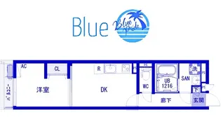 イクシオ横浜国大前【3階】の間取り