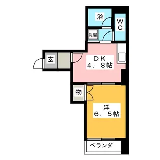 ルプソアール東山【4階】の間取り