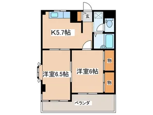 第3和泉コーポ【2階】の間取り