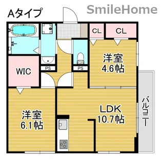スペチアーレKII【3階】の間取り