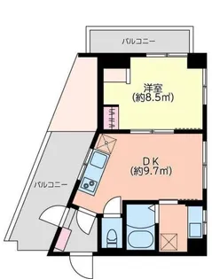 ペルシー西新宿【5階】の間取り