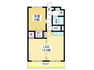 ヒルトップガーデン III【3階】の間取り