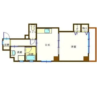 FRIENDLY仲田【2階】の間取り