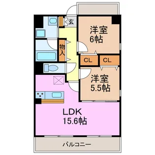 ヒルハウス大高【1階】の間取り