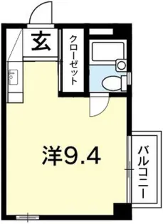 アメリカンパレス【3階】の間取り