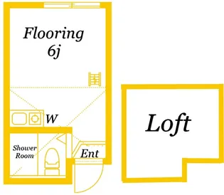 ユナイト新子安ルクセンブルク【1階】の間取り