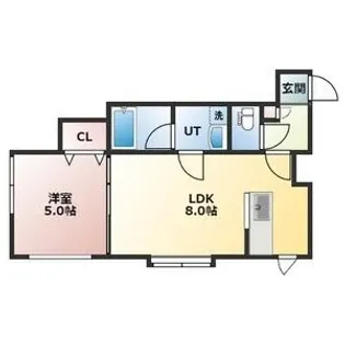 リヴァーレ【1階】の間取り