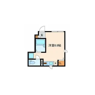 キャステール【1階】の間取り