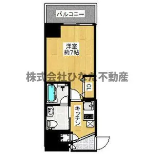 プリエールTAT江戸堀【4階】の間取り