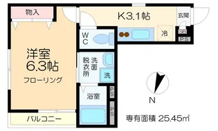 シーレンション【1階】の間取り
