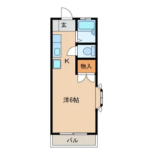 モンシェリー布佐B棟【1階】の間取り
