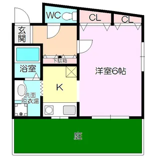 シェリール東淀川【1階】の間取り