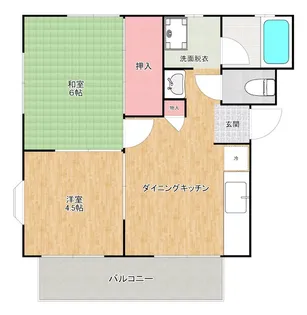 メゾンソレーユ【3階】の間取り
