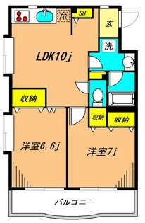 マインシュロス【1階】の間取り