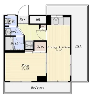 ヴィラ・フクモト【3階】の間取り