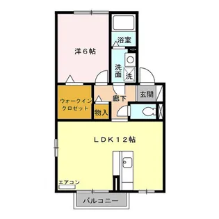 アムール ド メゾンV番館【2階】の間取り