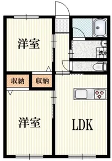 シティハイム セゾン【2階】の間取り