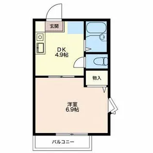 ロイヤルヒル山口【2階】の間取り
