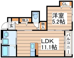 プレミールVII【1階】の間取り