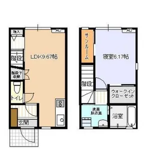 ビオラ上赤江 C棟の間取り