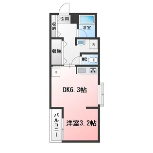 パークアベニュー【1階】の間取り