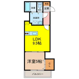 サングリーム【4階】の間取り