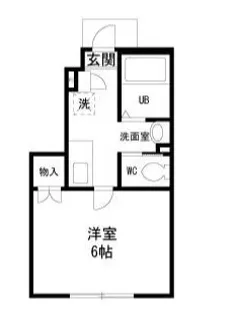 Wood Space Okusawa【1階】の間取り